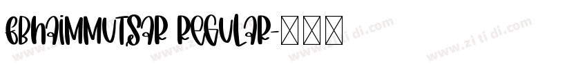 FbHaimMutsar Regular字体转换